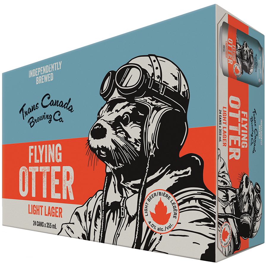 Flying Otter Light Lager — Trans Canada Brewing Company